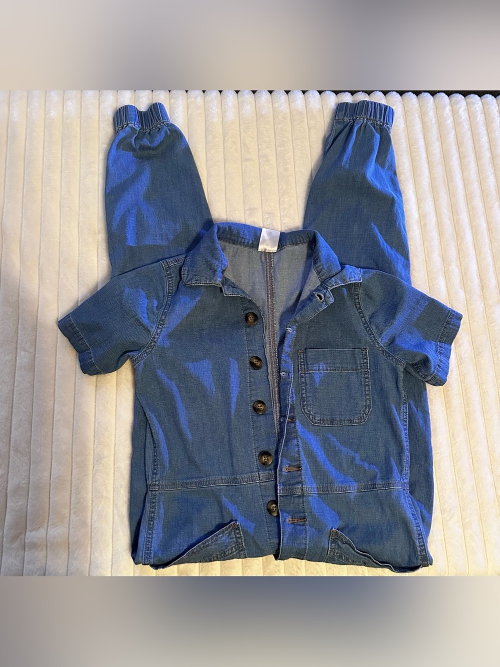 No Boundaries Blue Denim Overalls